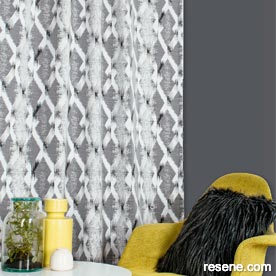 Resene Tangent curtains