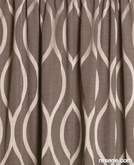 Kinetic curtains in Charcoal