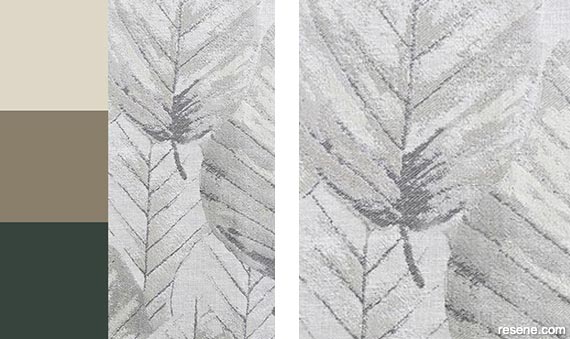 Natura curtains in Stone