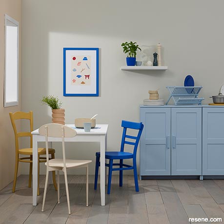 Revive your kitchen by painting kitchen and side cabinets