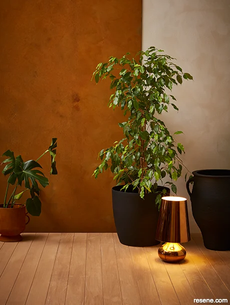 Create an aged paint effect that adds character