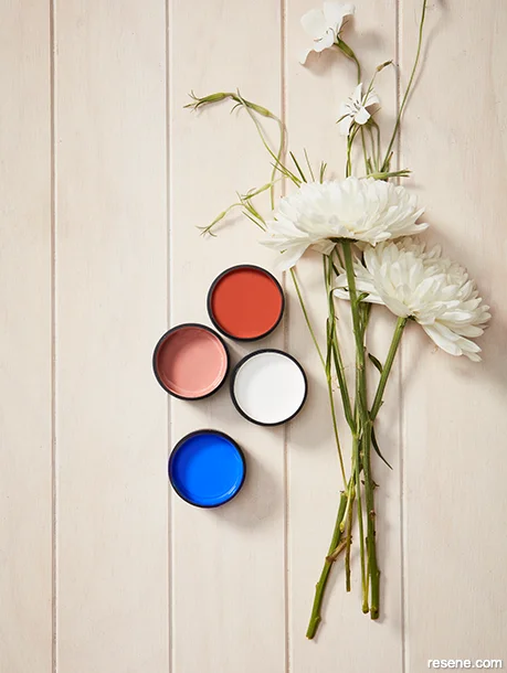 Moodboard of bold hues
