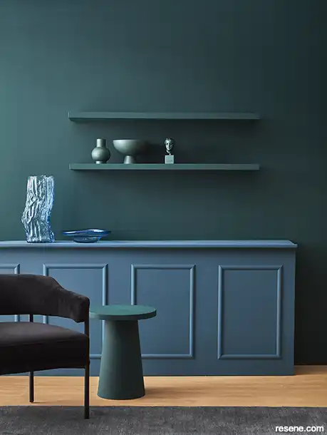 Decorating with coastal hues - blue and green