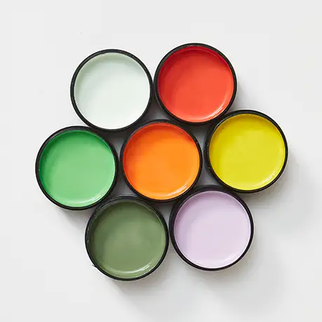 Bold and bright colour palette