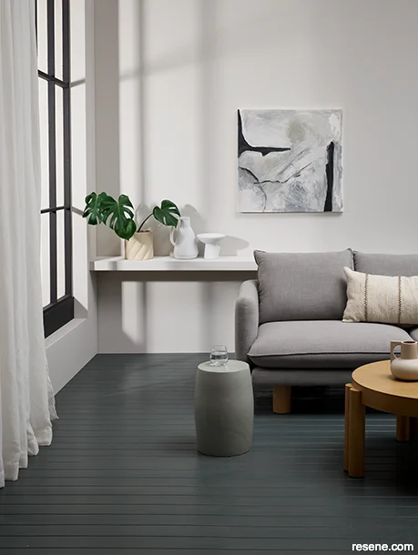 Greys are calming and inviting