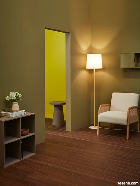 A soothing meets sour interior