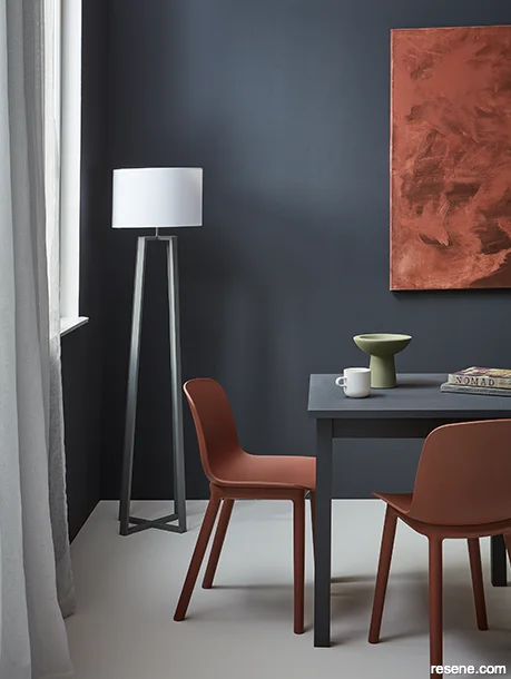 Darker hues can be soothing and soulful