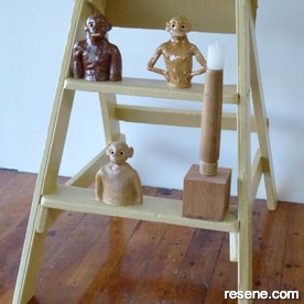 Painted display stand