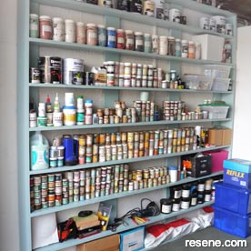 Make garage shelving