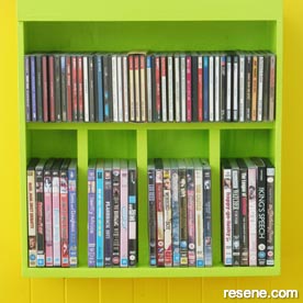 Make drawers into shelves