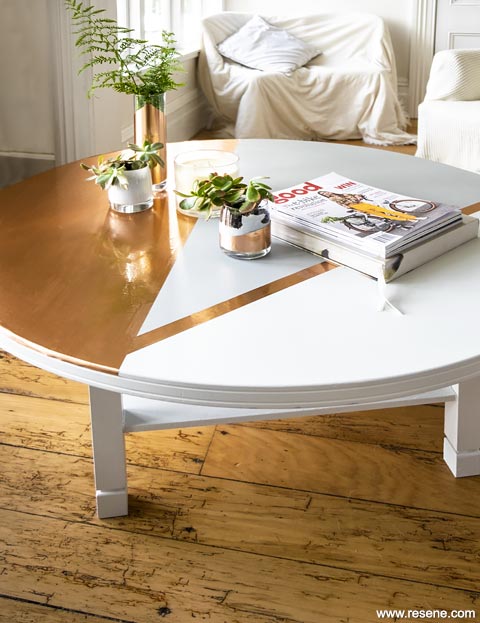 Refinished coffee table