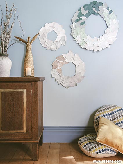 Homemade christmas wreaths
