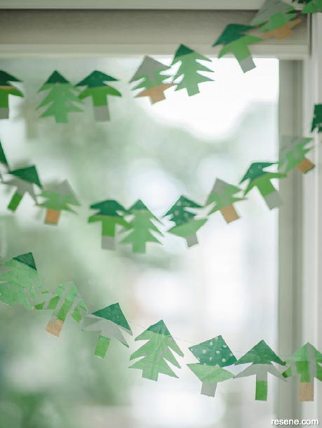 Christmas bunting - Step 8