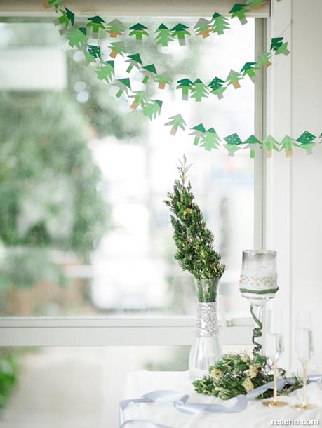 How to make handcrafted Christmas bunting