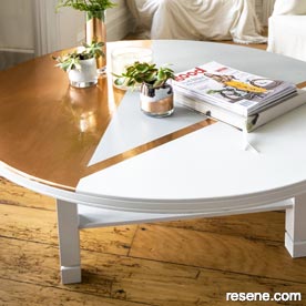 Refinishing a coffee table