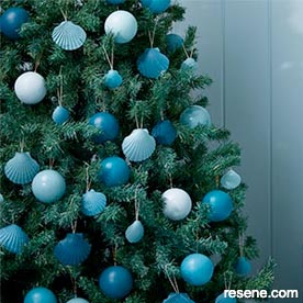 Shell Christmas decorations