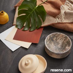 Background in Resene Charred Black Back cover look