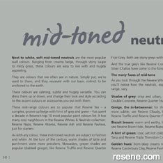 Mid-toned neutrals