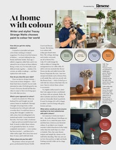 At home with colour
