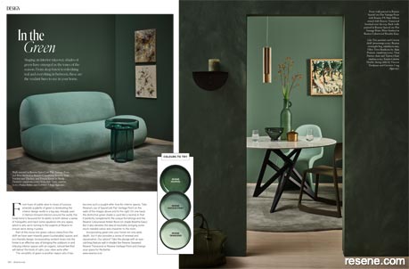 Green is the colour of the season