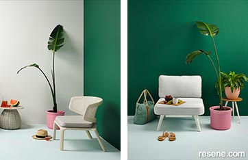 Tropical beach inspired lounge areas to relax in