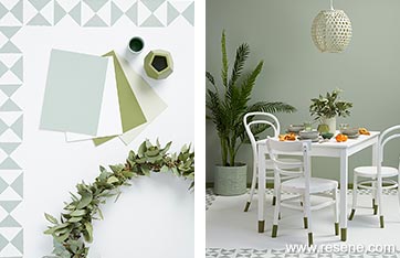Art deco inspired dining room
