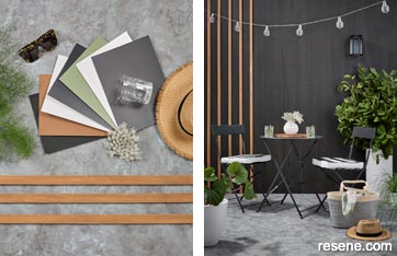 Charcoal cool: The outdoors gets moody