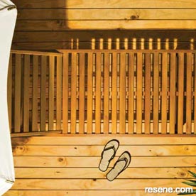 Timber care for fences, decks and outdoor furniture