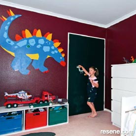Kid's room - dinosaur theme