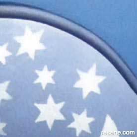 Starry night headboard
