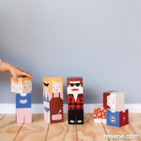 Paint block people