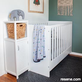 Feature walls in nursery
