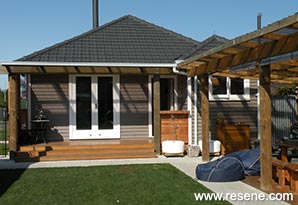 exterior deck addition