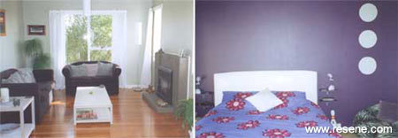 Resene paints have created the desired atmopheres