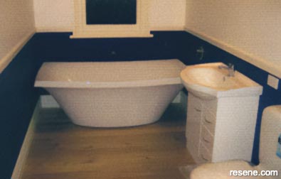 Repainted bathroom