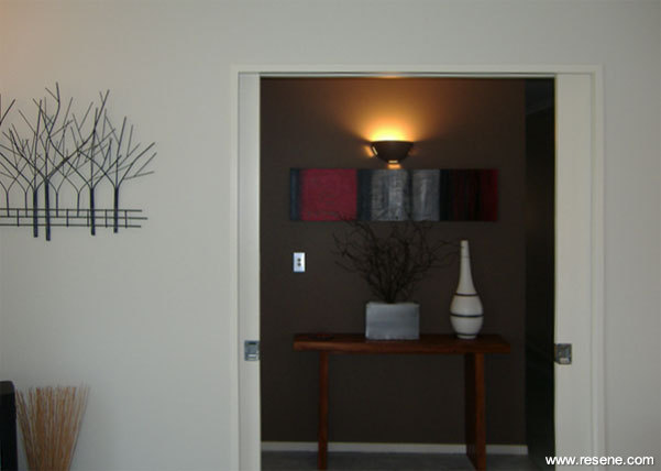 Repainted entryway
