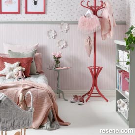 Old fashioned charm, girls room.