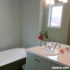 Light green bathroom 
