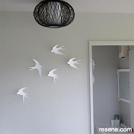 Fresh bathroom repaint