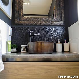 Blue bathroom