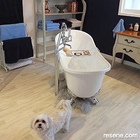 Relaxing bathroom design
