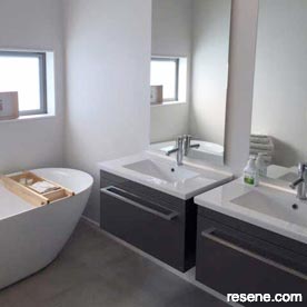 Modern bathrooms