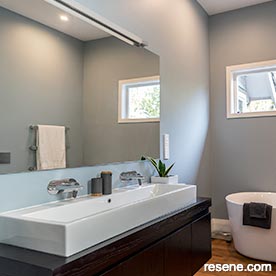 Light blue bathroom