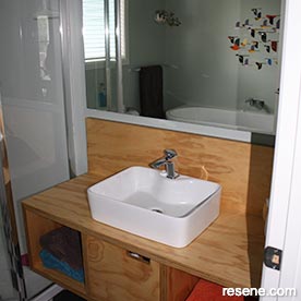 Blue bathroom