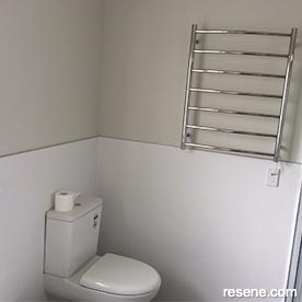 White farmhouse bathroom
