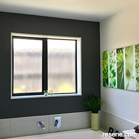 Burnt grey bathrooms