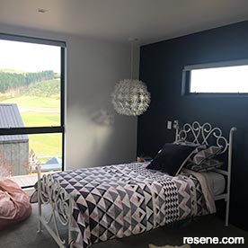 Dark bedroom