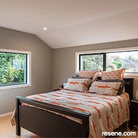 Grey master bedroom