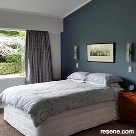 Bedroom feature wall