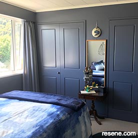 Blue bedroom